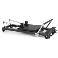 Thumbnail for Elina Pilates HL Aluminum Reformer Side Angled View HL2 On White Background
