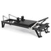 Elina Pilates HL Aluminum Reformer Side Angled View HL3 On White Background