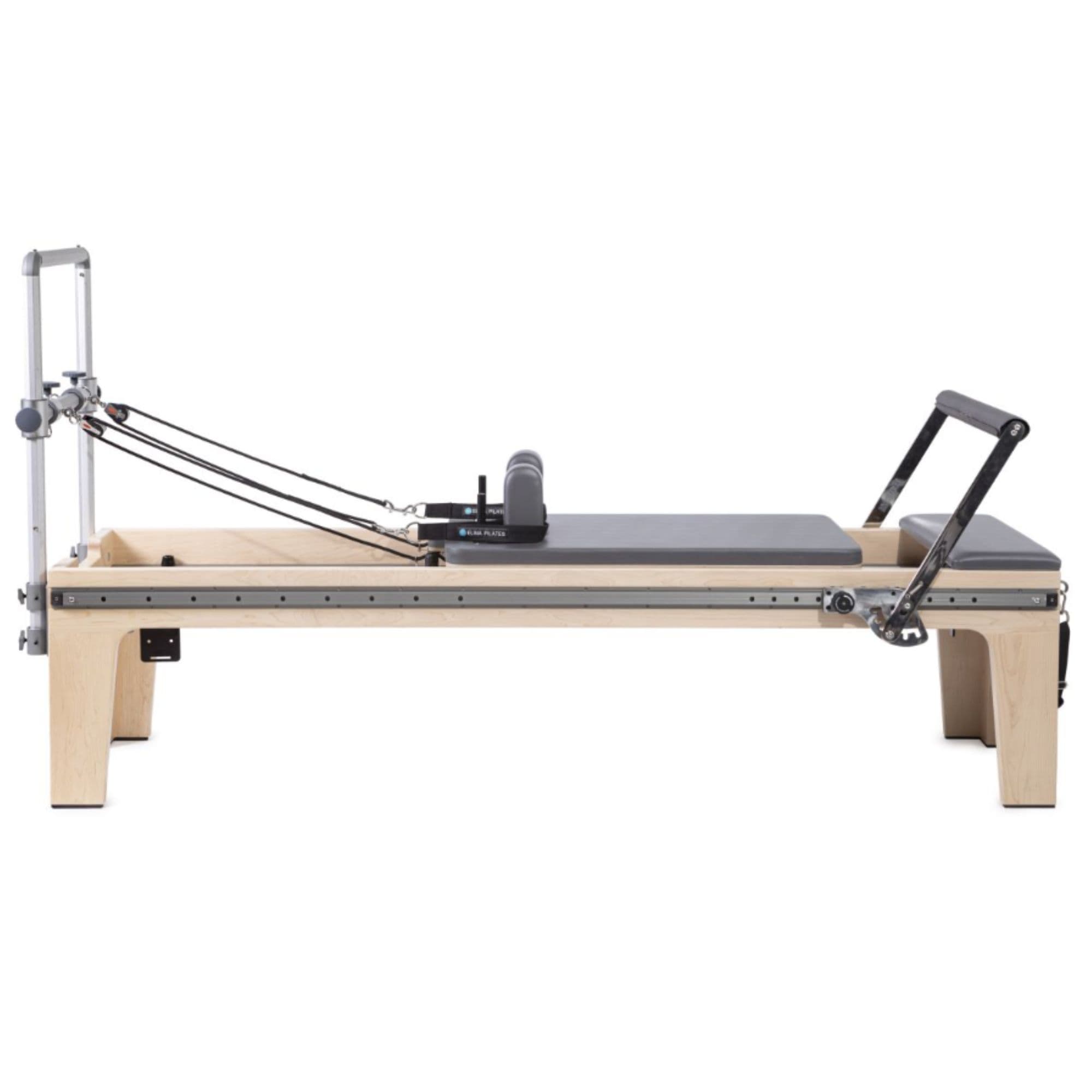 Elina Pilates Master Instructor Physio Reformer Side View On White Background