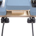 Elina Pilates Master Instructor Wood Reformer Close-Up View Of Reformer Rope Guide Pulleys On White Background