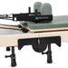 Elina Pilates Nubium Reformer Bundle Eucalyptus Variant Close-Up View Of The Carriage And Adjustable Shoulder Rests 