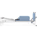 Elina Pilates Nubium Reformer Bundle Ocean Blue Variant Side View With Rope On White Background