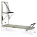 Elina Pilates Nubium Reformer with Tower Iceberg Green Variant Front Angled View Complete Set On White Background