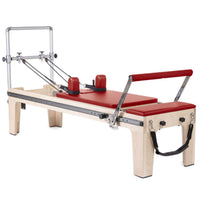Thumbnail for Elina Pilates Physio Reformer Master Instructor Red Variant Front Angled View On White Background