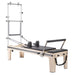 Elina Pilates Physio Reformer Master Instructor with Tower Black Variant Front Angled View On White Background