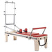 Elina Pilates Physio Reformer Master Instructor with Tower Red Variant Front Angled View On White Background