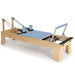 Elina Pilates Physio Wood Reformer Ocean Blue Variant Front Angled View With Complete Set On White Background