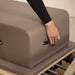 Elina Pilates Reformer Master Instructor Close-Up View Of Hand Holding Reformer Box Carry Handle