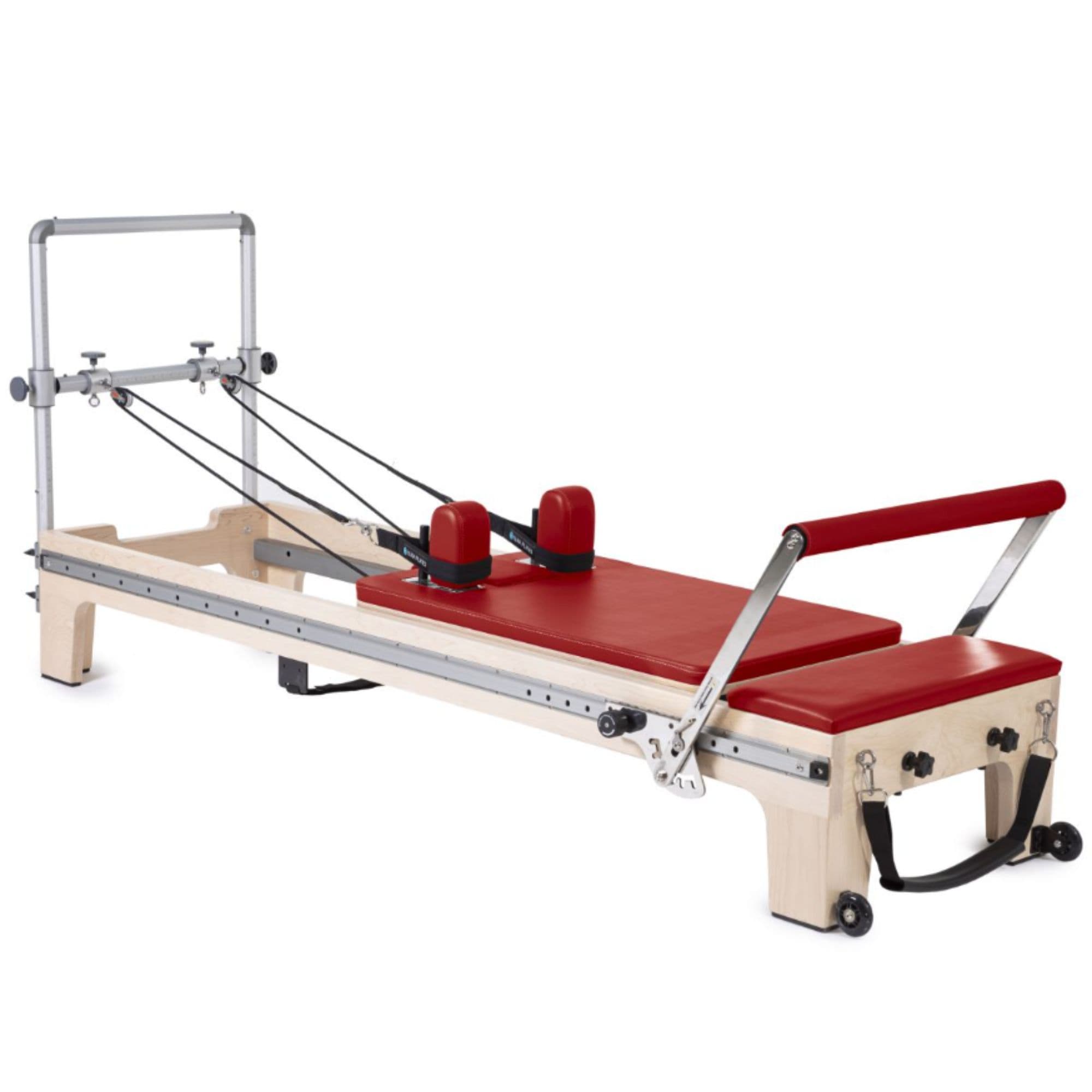 Elina Pilates Reformer Master Instructor Red Variant Front Angled View On White Background
