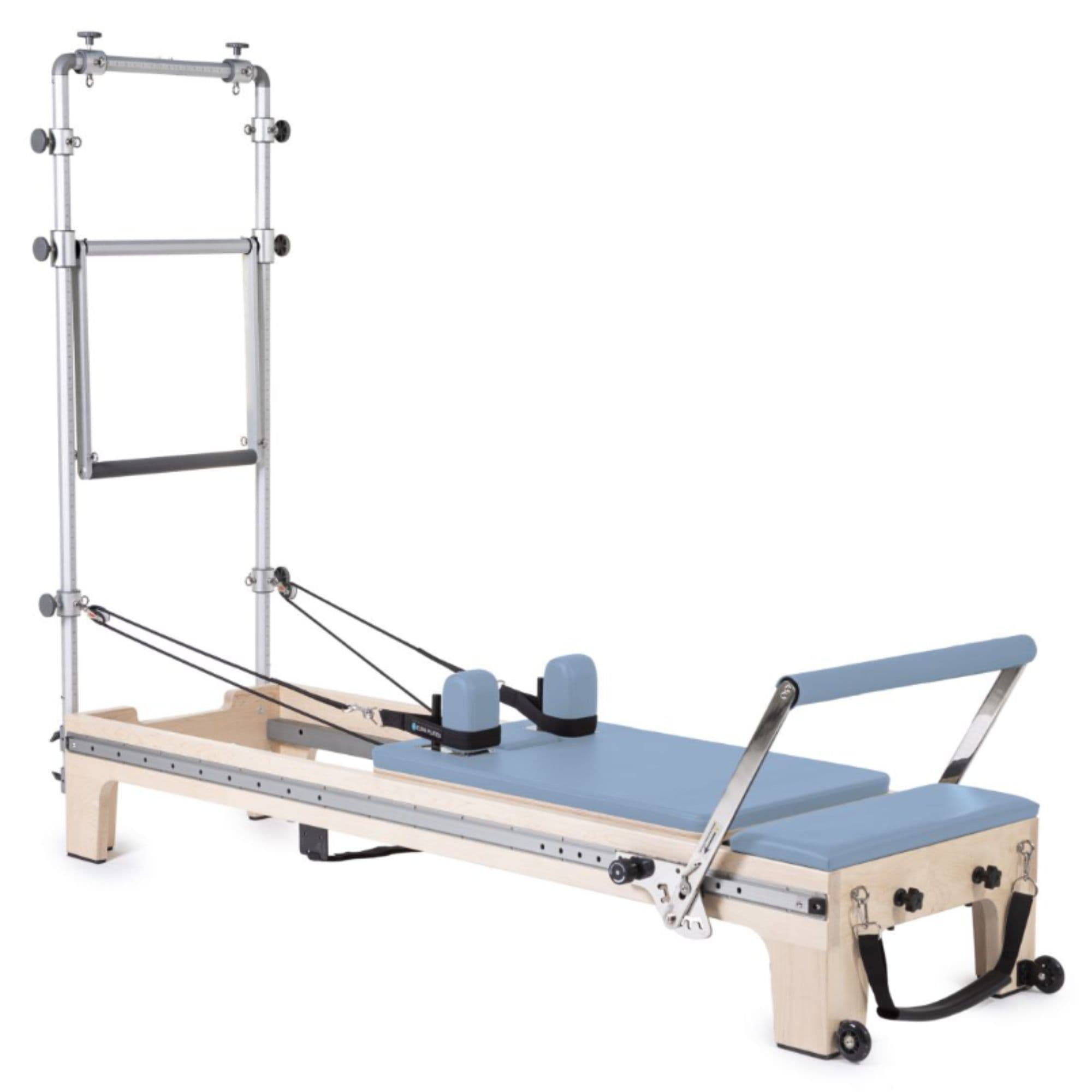 Elina Pilates Reformer Master Instructor With Tower Ocean Blue Variant Front Angled View On White Background