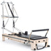 Elina Pilates Twin Reformer Black Variant Front Angled Complete Set View On White Background