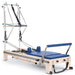 Elina Pilates Twin Reformer Blue Variant Front Angled Complete Set View On White Background