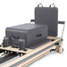 Elina Pilates Twin Reformer Showing A Box And A Jumpboard