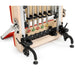 Elina Pilates Vertical Reformer Bottom View Showing The Color-Coded Springs And Internal Parts On White Background