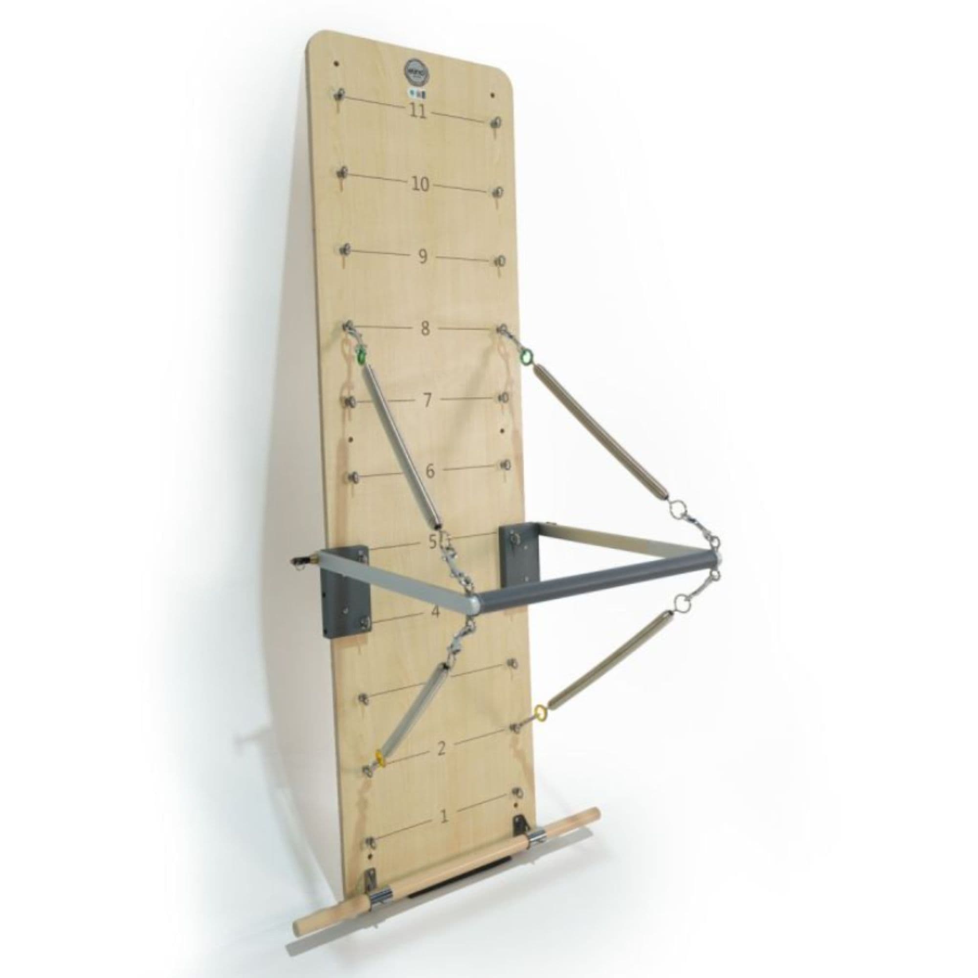 Elina Pilates Wall Board Front Angled View On White Background