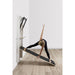 Elina Pilates Wall Board ONNE With A Woman Performing Standing Side Bend Exercise