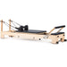 Elina Pilates Wooden Reformer Ligno Black Variant Front Angled View On White Background