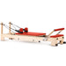Elina Pilates Wooden Reformer Ligno Red Variant Front Angled View On White Background