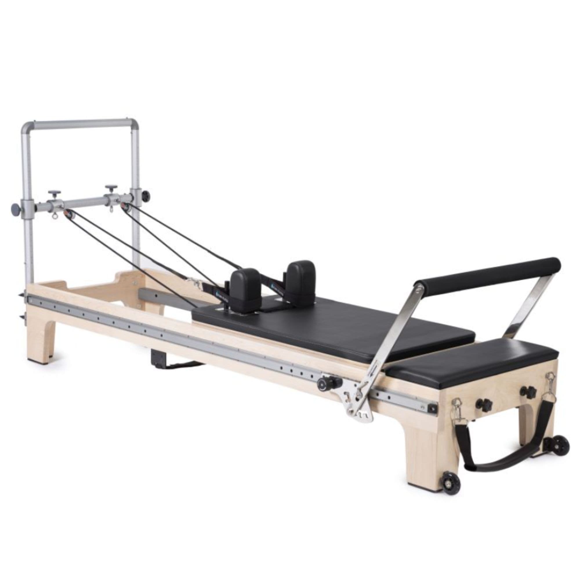 Elina Reformer Master Instructor Black Variant Front Angled View On White Background