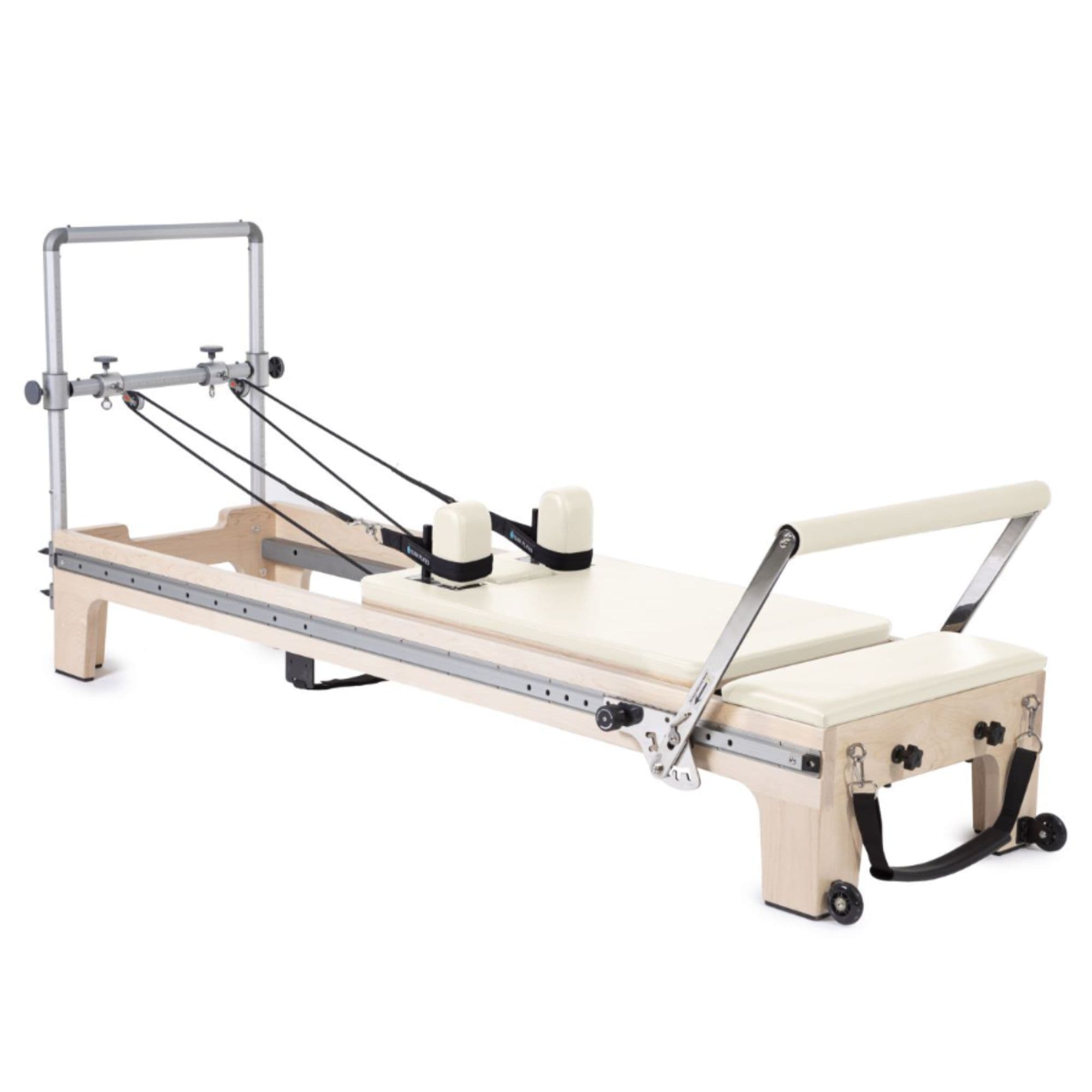 Elina Reformer Master Instructor Ivory Variant Front Angled View On White Background
