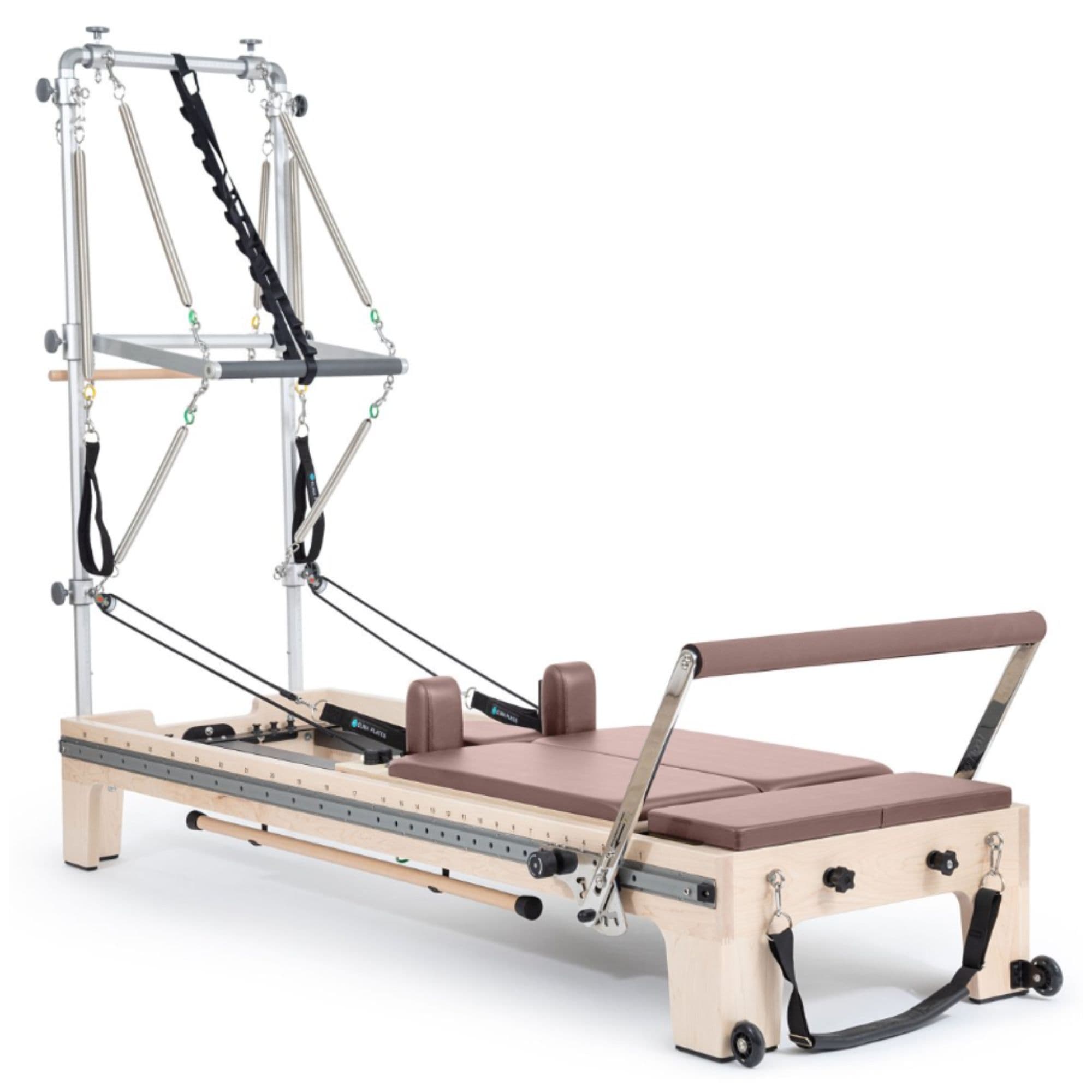 Elina Twin Reformer Aged Rose Variant Front Angled Complete Set View On White Background