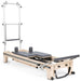 Elina Twin Reformer Front Angled View Showing Split Carriage And Half Trapeze Tower
