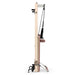 Elina Vertical Reformer for Home Aged Rose Variant Side View Showing Space-Saving Folded Configuration On White Background