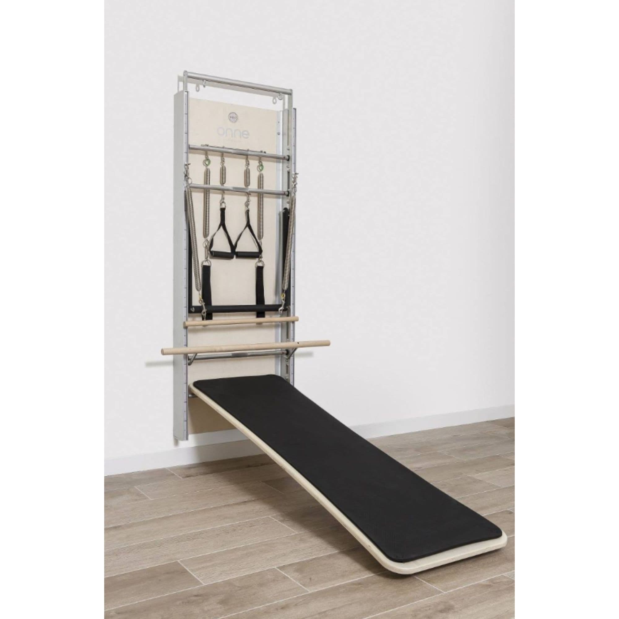 Elina Wall Board ONNE Front Angled View Ready For Exercise Fully Equip
