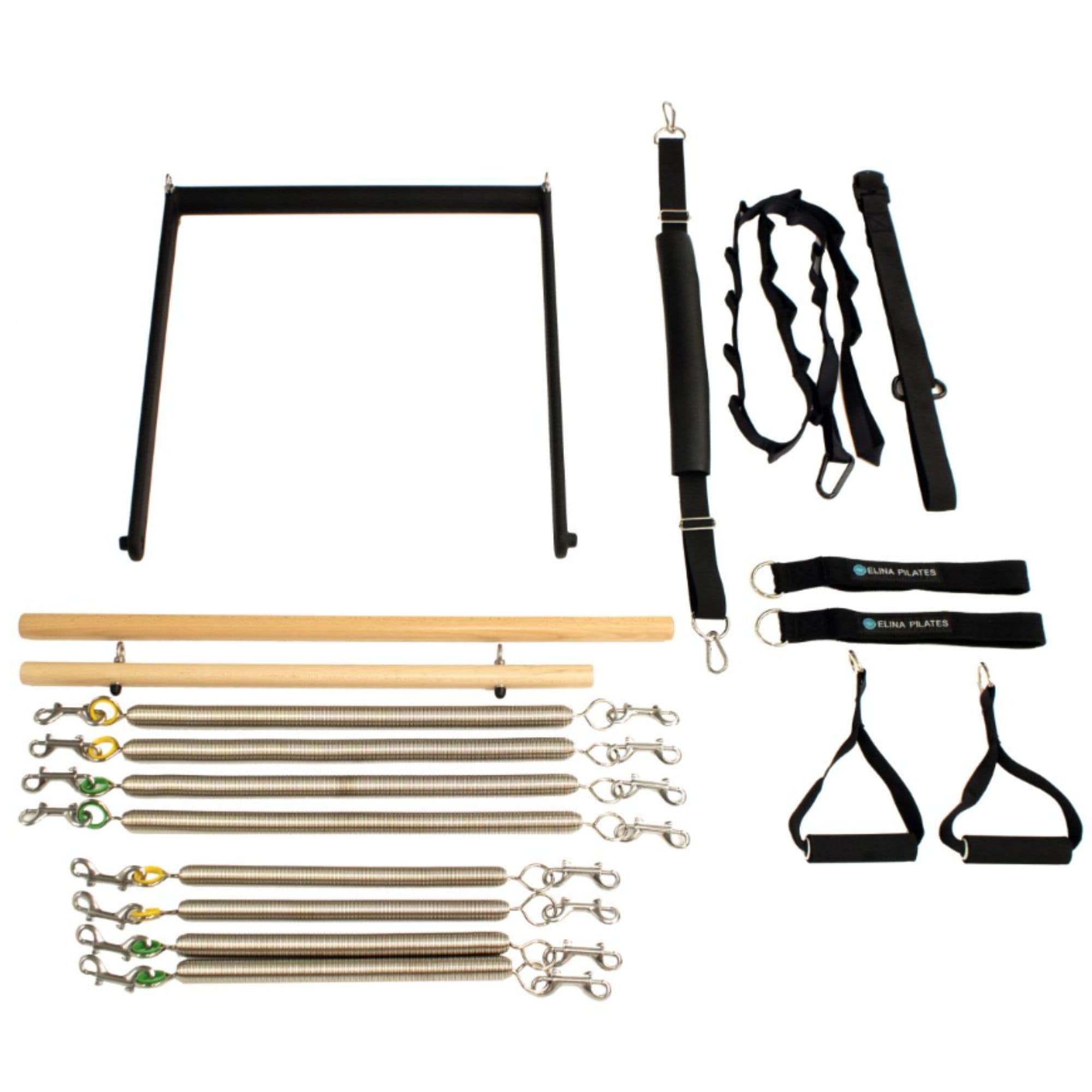 Elina Wall Unit Top View Of Complete Accessory Set On White Background