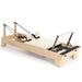 Elina Wood Reformer Ivory Variant Front Angled View Complete Set On White Background