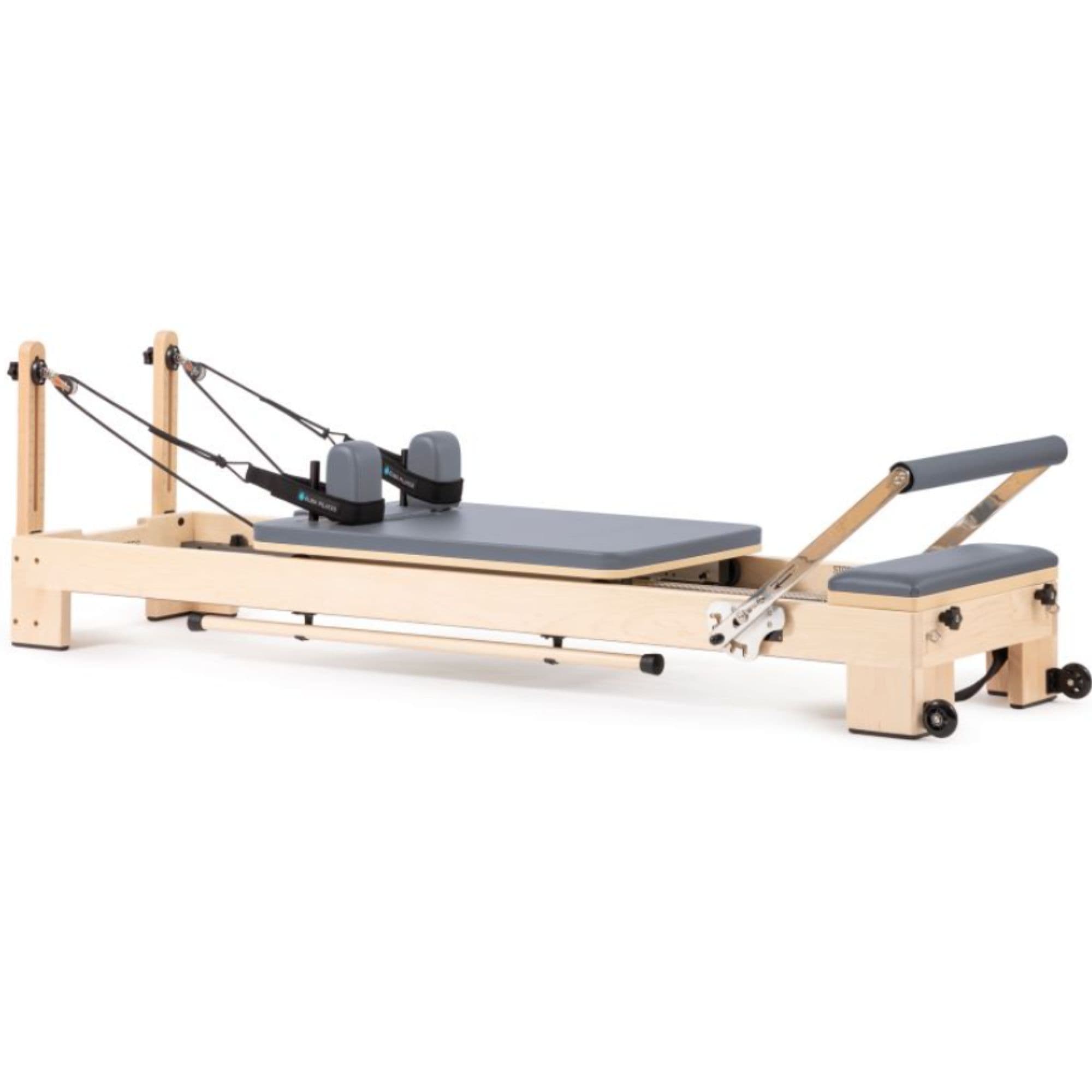 Elina Wooden Reformer Ligno Gray Variant Front Angled View On White Background