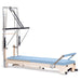 Elina Wooden Reformer Ligno with Tower Front Angled View Complete Set On White Background