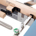 Elina Wooden Reformer Lignum Close-Up View Of Folding Lock And Internal Hardware