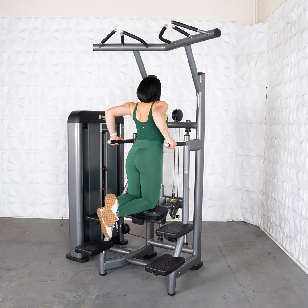 Elite Plus Assisted Chin Dip Machine | Muscle D Fitness