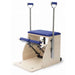 Elite Wood Combo Chair With Navy Variant Front Angled View On White Background