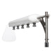 Equipro ESCAPE Vichy Hydro-Massage Spa Shower Close-Up View Of Multiple Heads On Clean Background