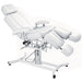Equipro Maxi Comfort Pedicure and Facial Chair Bed Semi-Angled View On Clean White Background