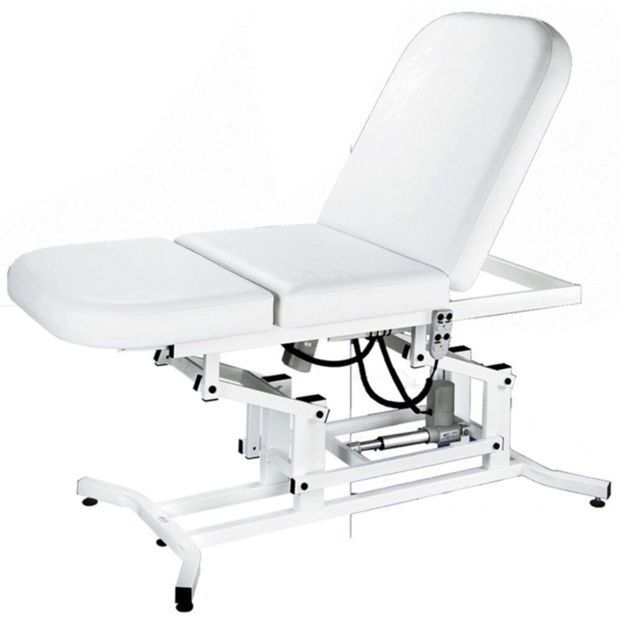 Equipro Spa Comfort Lounge Facial Care Bed Semi-Reclined With Clean Background