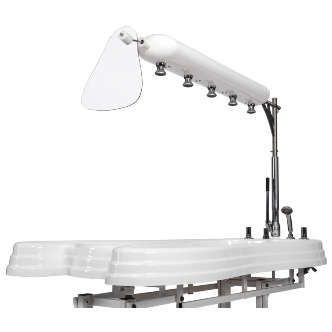 Equipro The ESCAPE Vichy Hydro-Massage Shower Side Angled View On Clean Background