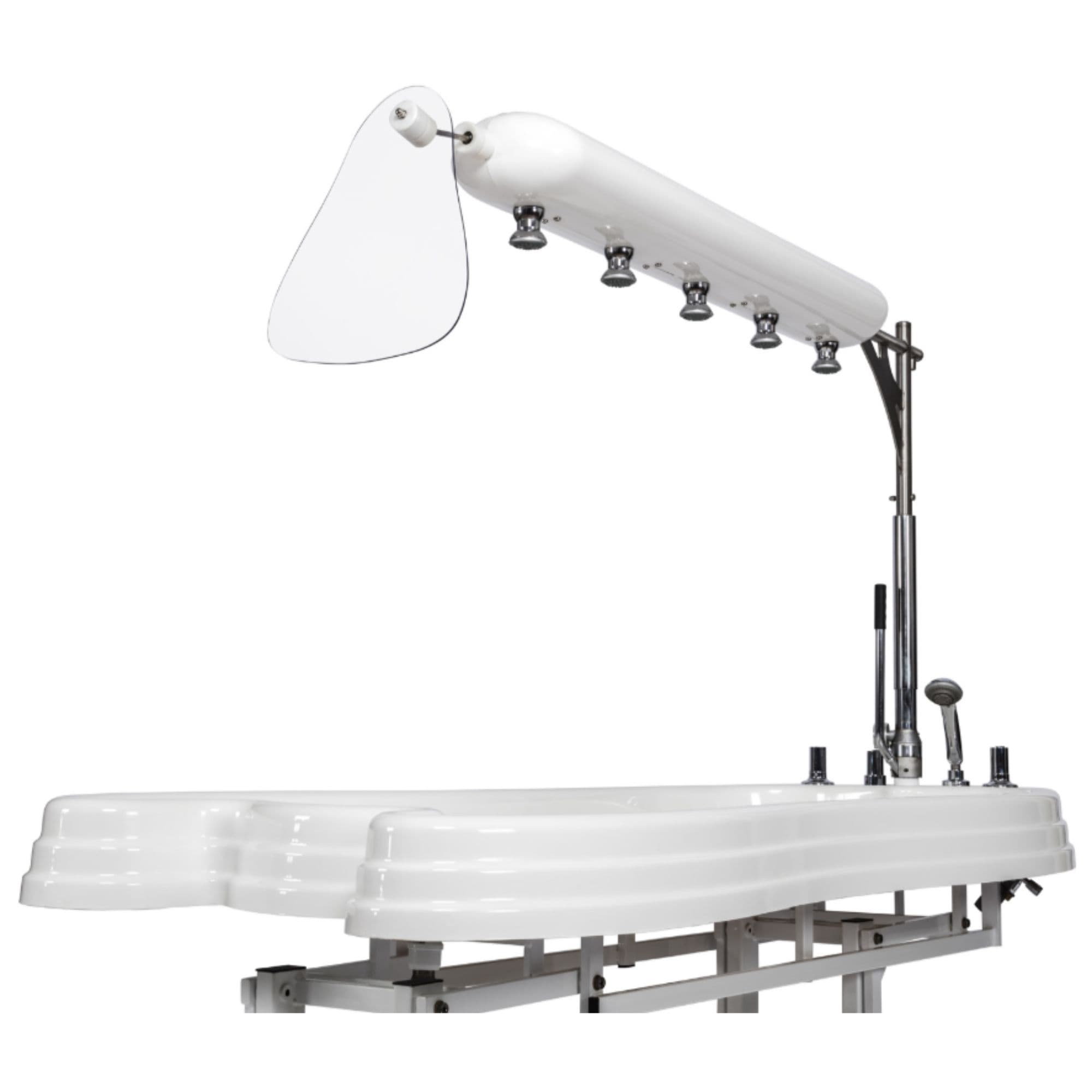Equipro The ESCAPE Vichy Hydro-Massage Shower Side Angled View On Clean Background