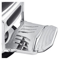 Thumbnail for Esquire Multi-Position Reclining Barber Chair Black Variant With Close-Up View Of Footrest Platform On White Background