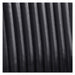 Executive All Purpose Reclining Chair Black Upholstery With Vertical Stitching