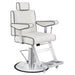 Executive All Purpose Reclining Chair White Variant Front Angled View On White Background