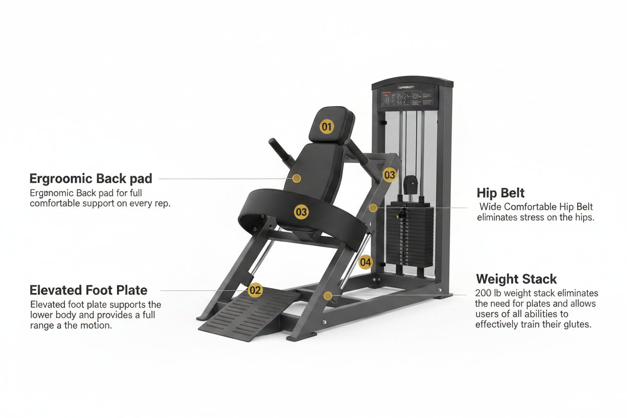 The Abs Company ABS110066 Glute Zone Training System