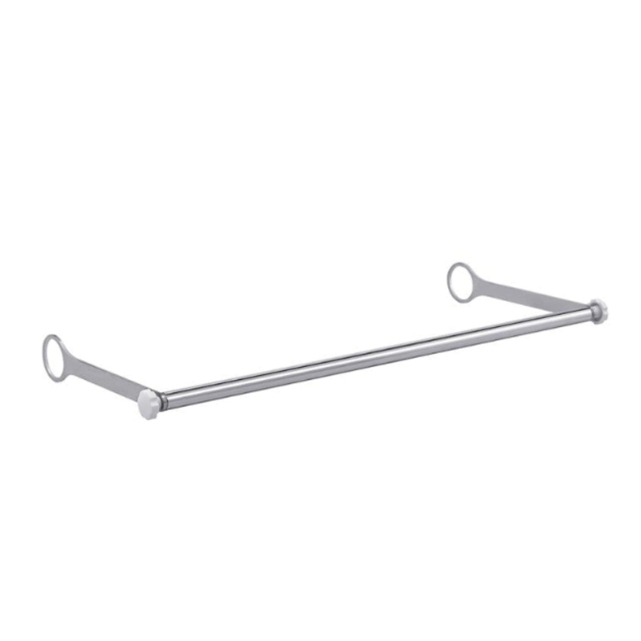 Geneva 4-Motors Exam Table with Stirrups - OB GYN Close-Up View Of Removable Accessory Support Bar On White Background