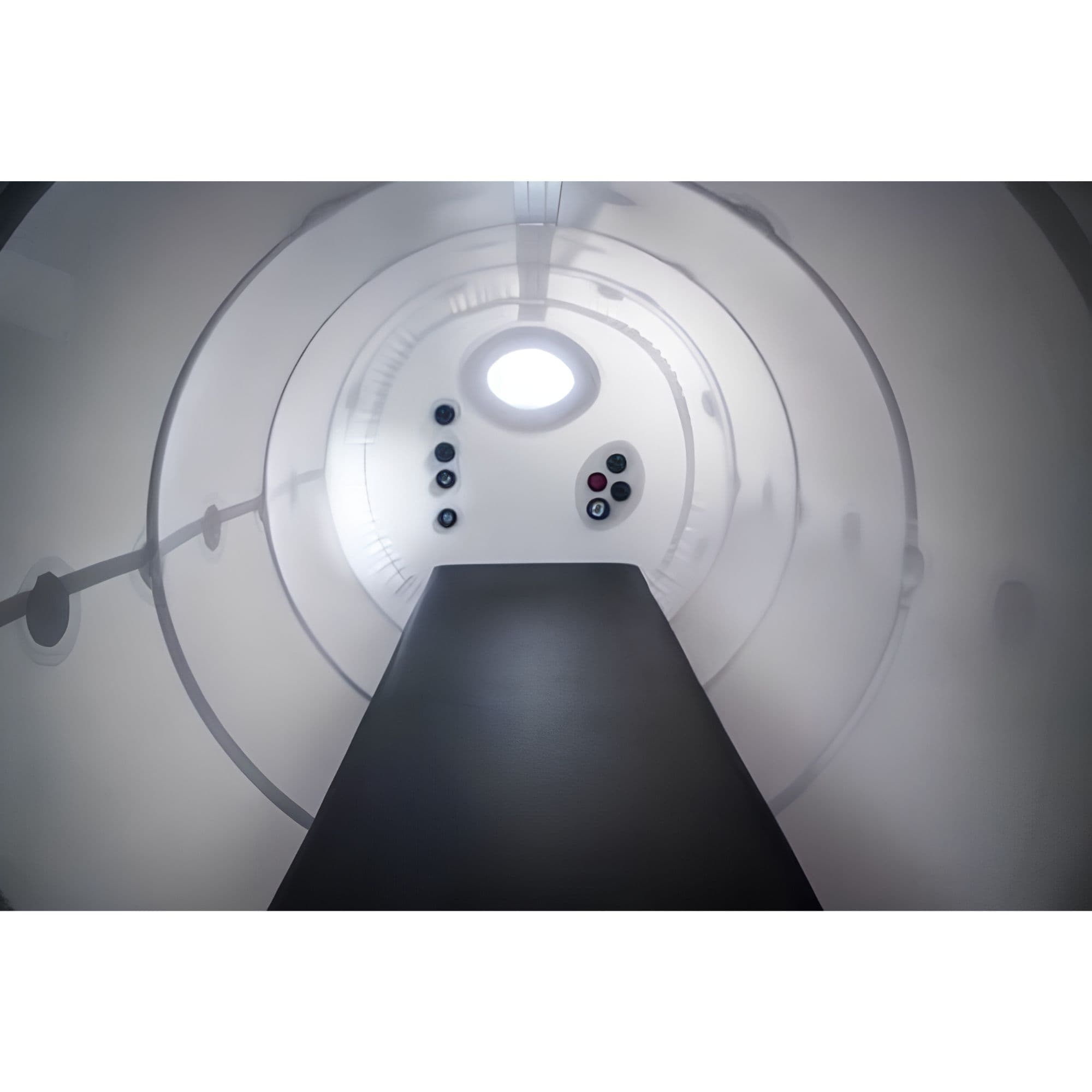 Grand Dive Pro 1.3 ATA Mild Hyperbaric Chamber Interior View With Stretcher Inside