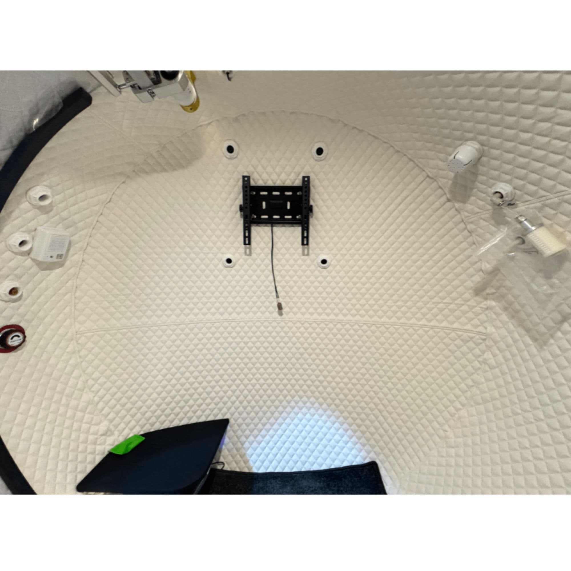 HE5000 5 Person Multiplace Hyperbaric Chamber Interior View With Monitor Bracket
