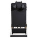 Home Foldable Reformer Black Variant Showing Upright Position On White Background