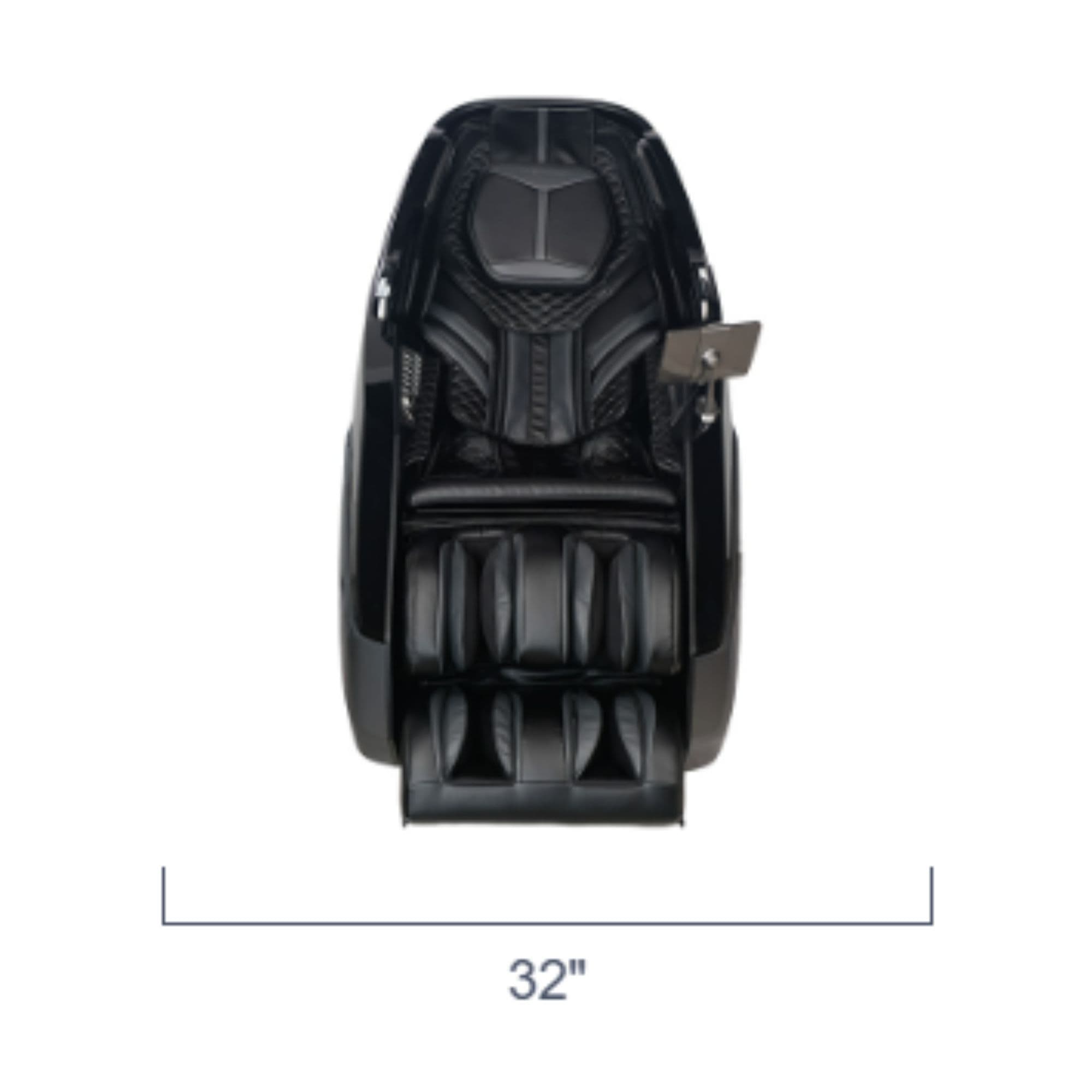 Infinity Circadian 4D Dualflex Massage Chair Showing The Front Width Measurement