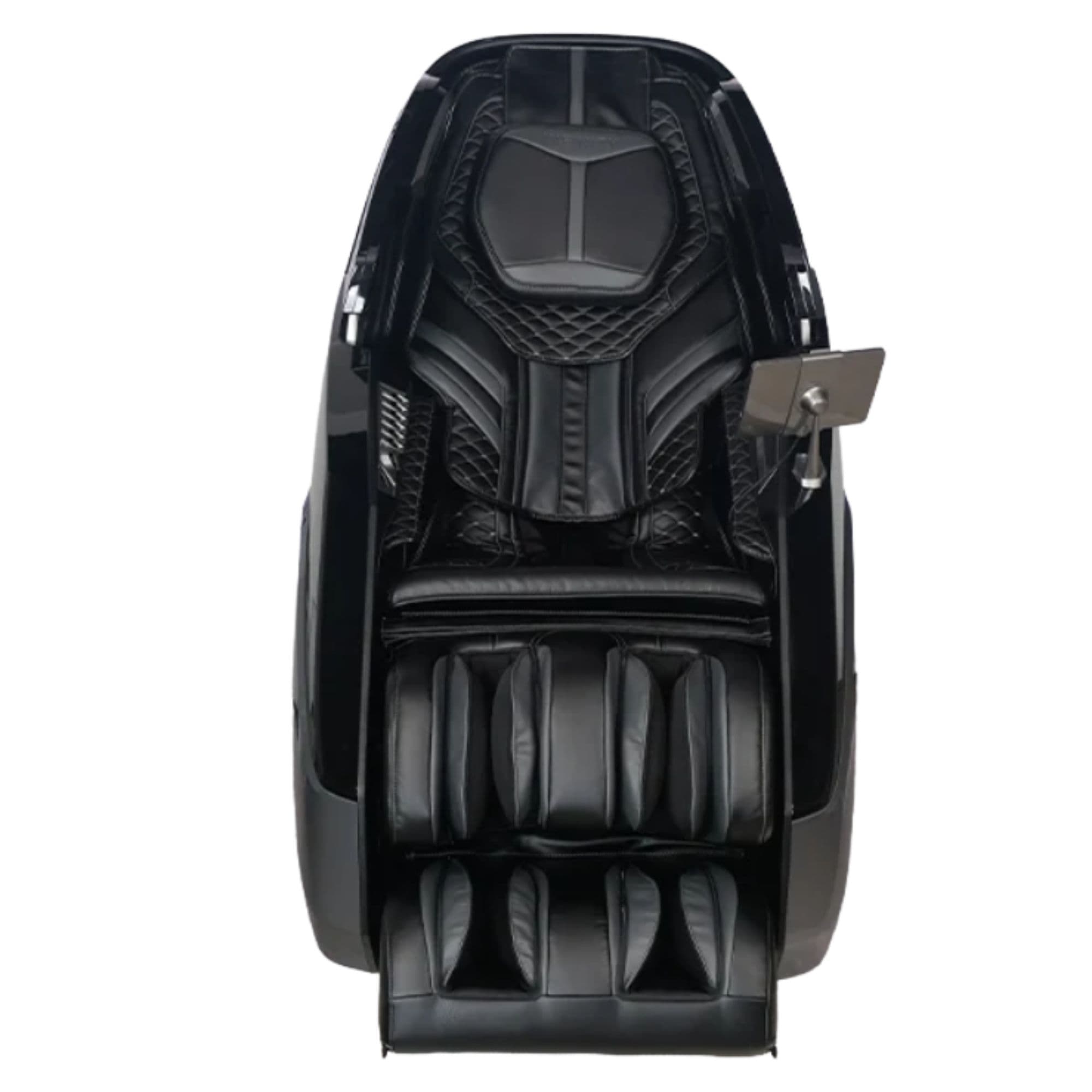 Infinity Circadian Massage Chair Certified Pre-Owned Black Variant Front View On White Background